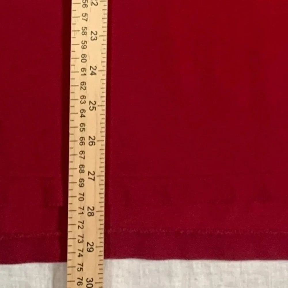 Polo Ralph Lauren Polo Shirt Mens Large Red Good Short Sleeve Pique Cotton *Read